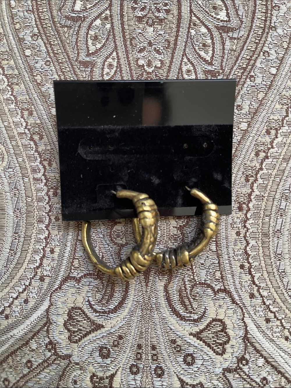 Bronze Hoop Earrings